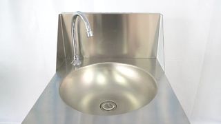 Tragbares Waschbecken aus Edelstahl