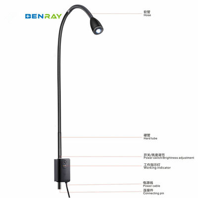 Hospital Medical Clinic Dental Exam Lamp Wall Mounted Stand Mobile LED Examination Lamp