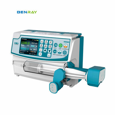 High Precision Portable Medical Syringe Infusion Pump Auto Syringe Recognition Stackable Clinical Infusion Equipment with Audio Visual Alarm