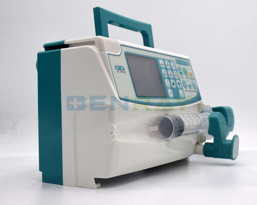 High Precision Portable Medical Syringe Infusion Pump Auto Syringe Recognition Stackable Clinical Infusion Equipment with Audio Visual Alarm