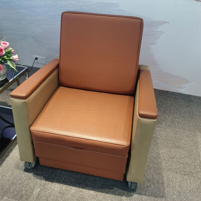 Folding Ajustable Hospital Luxurios Patient Ward Attendant Chair Bed