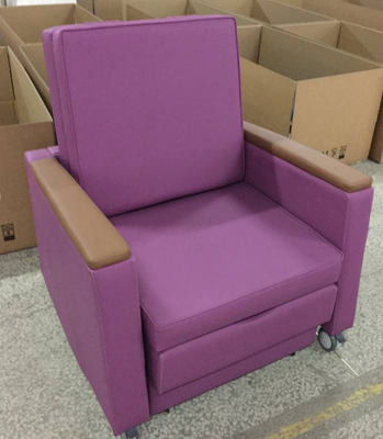 Folding Ajustable Hospital Luxurios Patient Ward Attendant Chair Bed