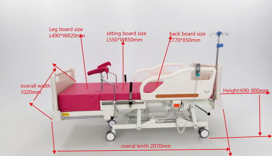 Hospital Clinic Gynecology Obstetrics Electric Delivery Operating Table Bed