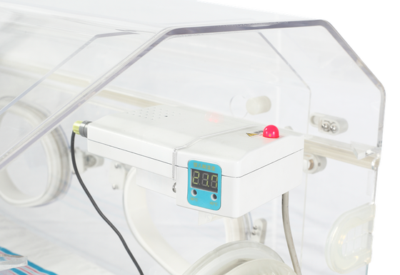 Infant Incubator Hospital Baby Incubator LCD Touch Screen Newborn Warmer With Phototherapy Option SPO2 Monitoring 168 Hours Data Record