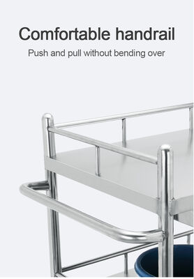 Stainless Steel Hospital Trolley Medical Cart