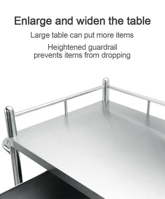 Stainless Steel Hospital Trolley Medical Cart
