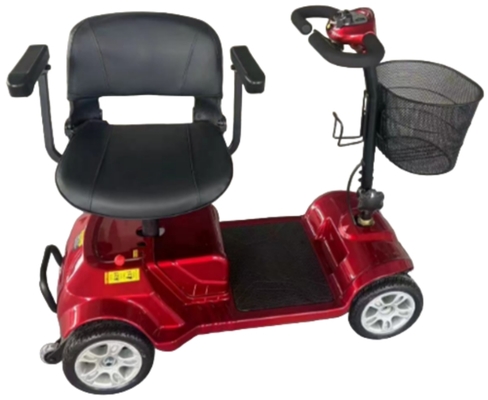 Kleiner einfacher Elektromobilität-Roller mit vier Rädern