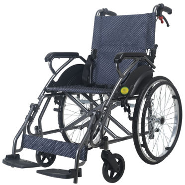 Aluminiumlegierung-Rollstuhl mit weichem Sitz