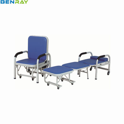 Foldable Powder-coated Attendant Waiting Chair
